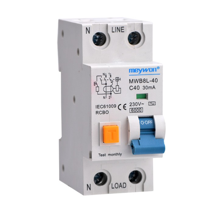MWB8L-40 2P剩余電流動作斷路器